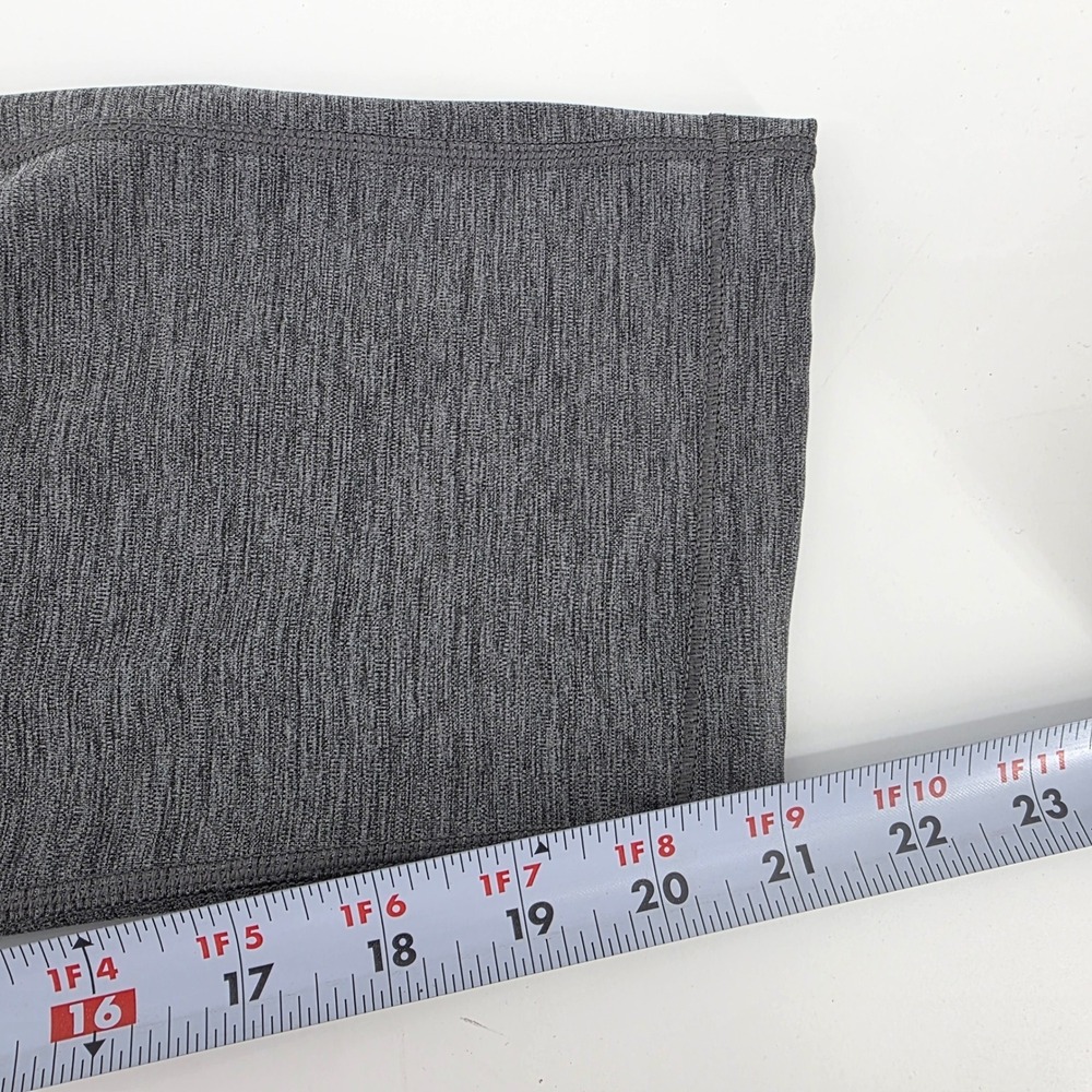 Athleta Ultimate Stash Pocket Capri Leggings Gray Heathered XL Workout Yoga 2 - Picture 6 of 8
